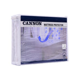 Single Mattress Protector , White Color size: 120x200cm.